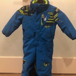SPYDER SIZE 3 ONE PIECE  BLUE SNOWSUIT